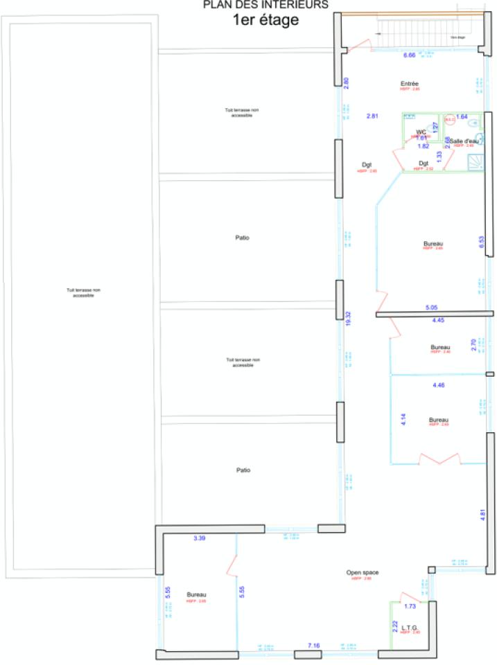 Bureau Villeneuve-d'Ascq 710m² Location bureau Villeneuve-d'Ascq Nord OLBUR2422770 4